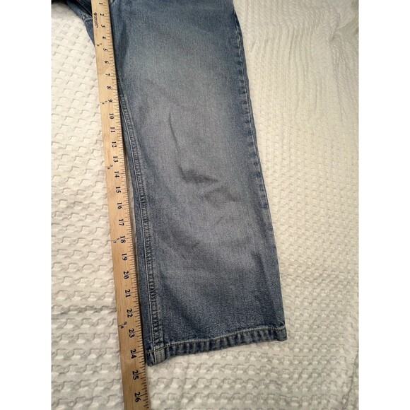 Vintage Tommy Hilfiger Jeans Womens 12 Y2k Cropped 25" Boyfriend Mid Rise Denim - Picture 5 of 16